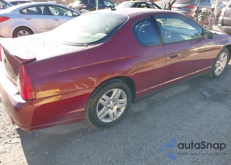2006 Chevrolet Monte Carlo Lt из США, поврежденный, VIN 2G1WK151569195824